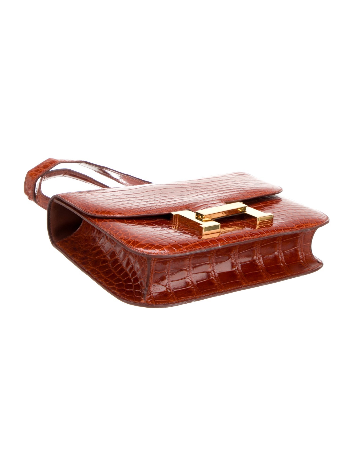 Hermès Shiny Alligator Constance 23
